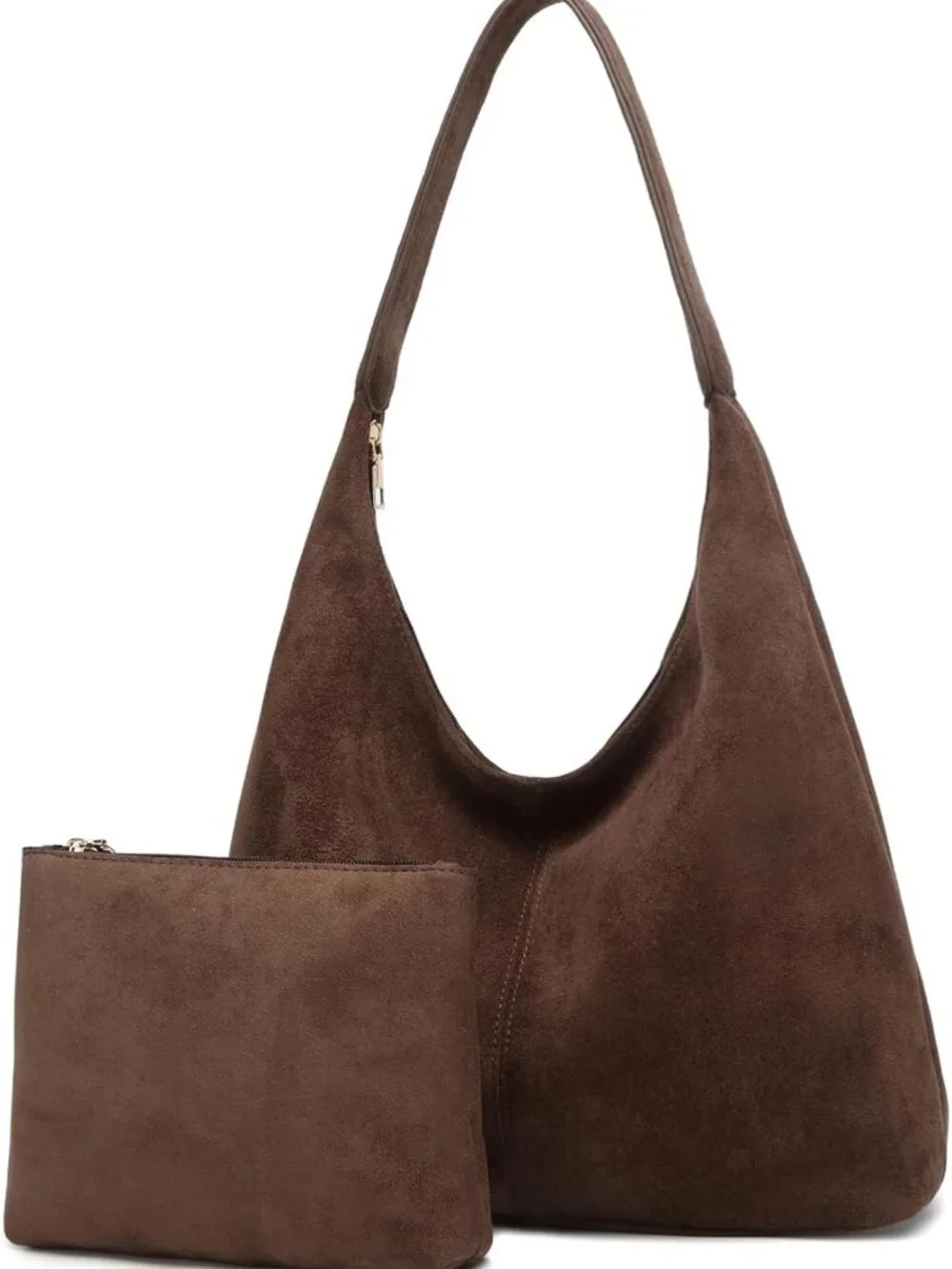 Chic Slouchy Suede Hobo Bag for Women | Casual Shoulder Tote Purse for Work